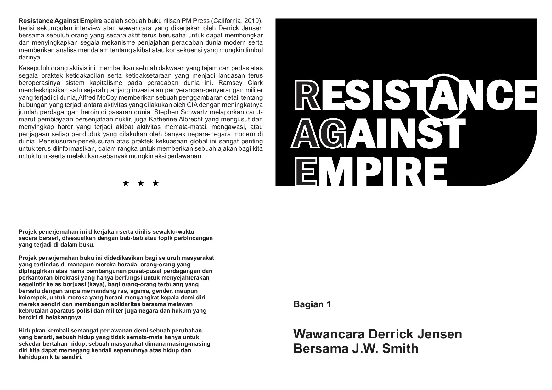 Resistance Against Empire #1