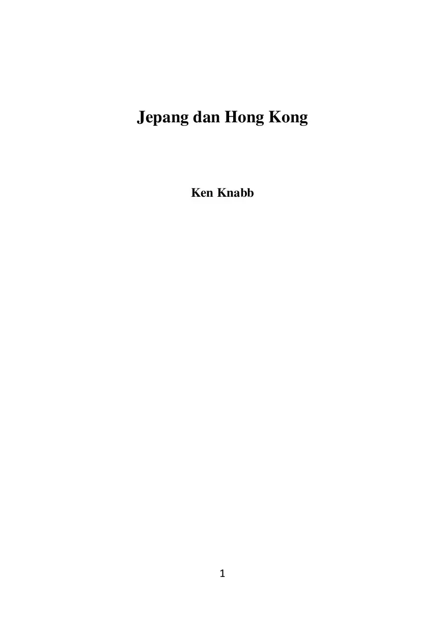 Jepang dan Hong Kong