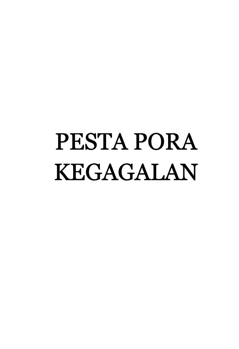 Pesta Pora Kegagalan