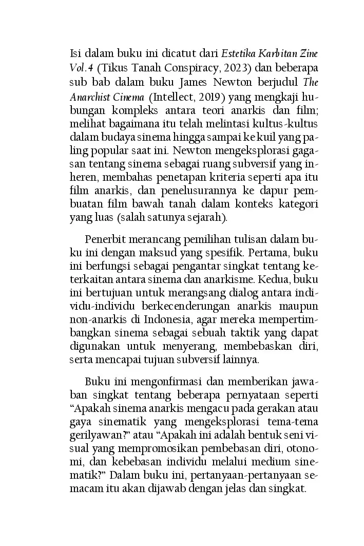 Pengantar Ringkas: Sinema Anarkis