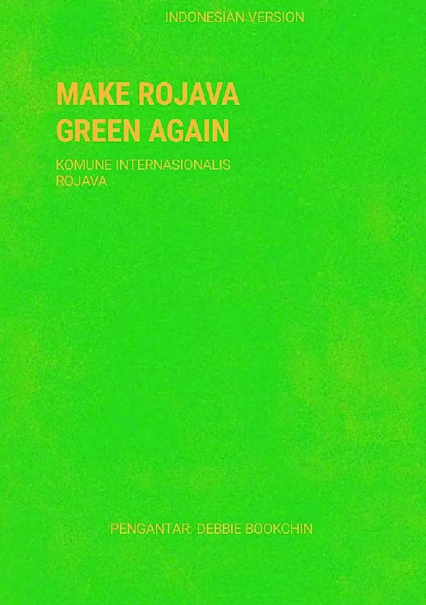 Make Rojava Green Again (Bahasa Indonesia)