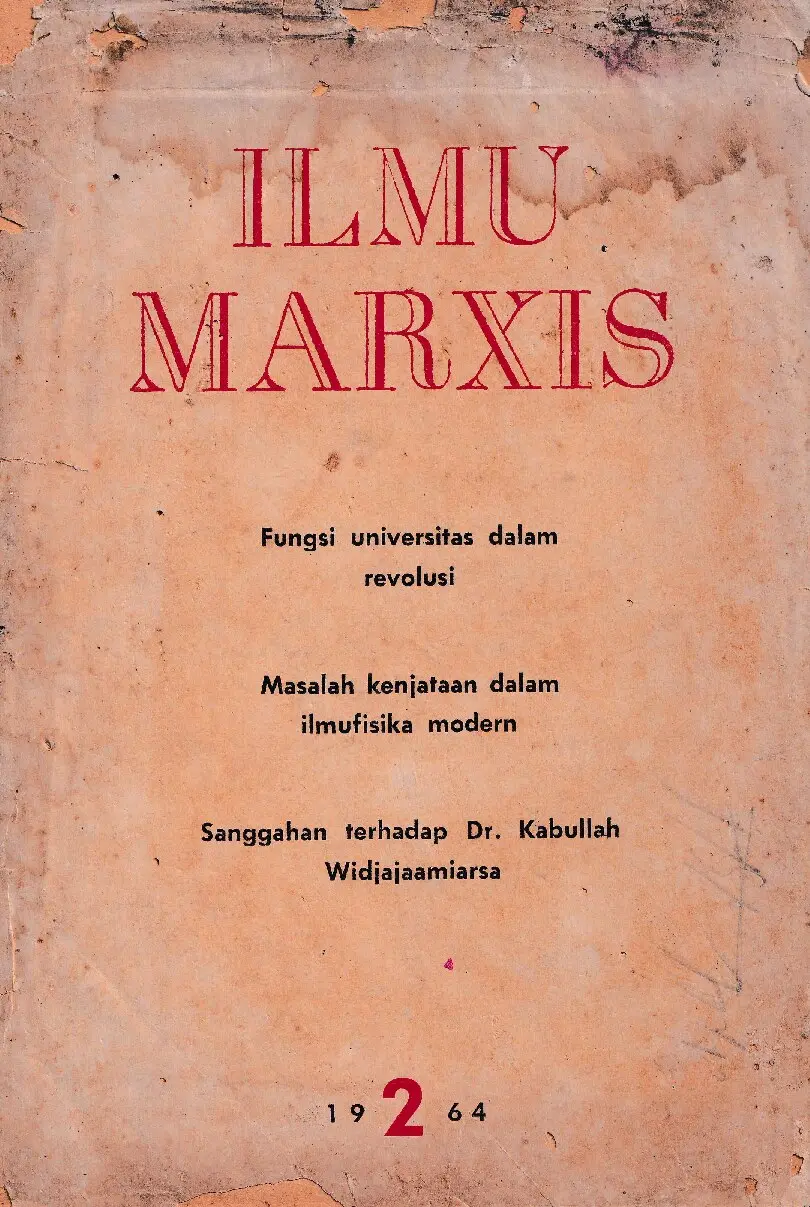 Ilmu Marxis No. 2 Tahun 1964