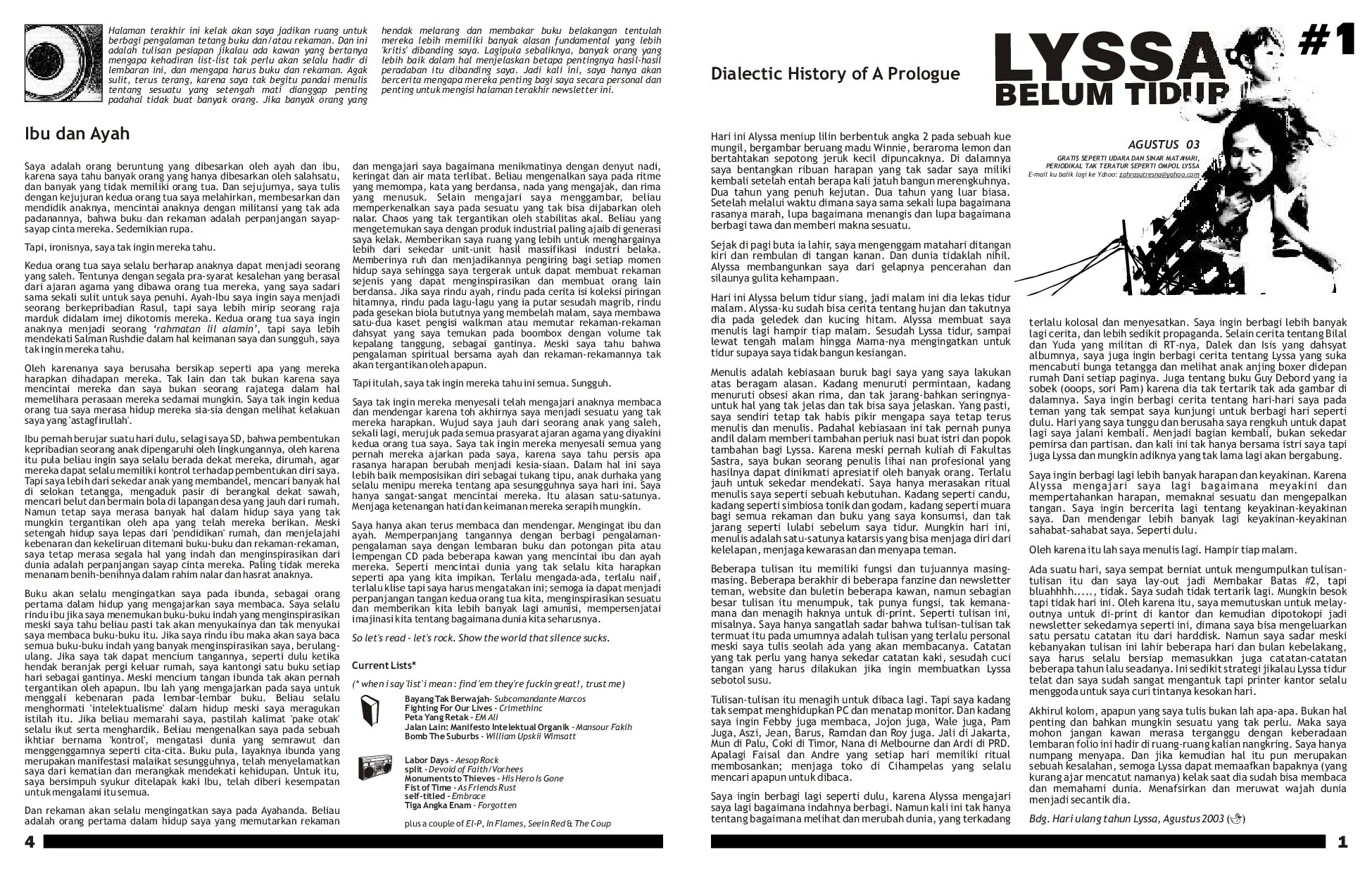 Lyssa Belum Tidur #1