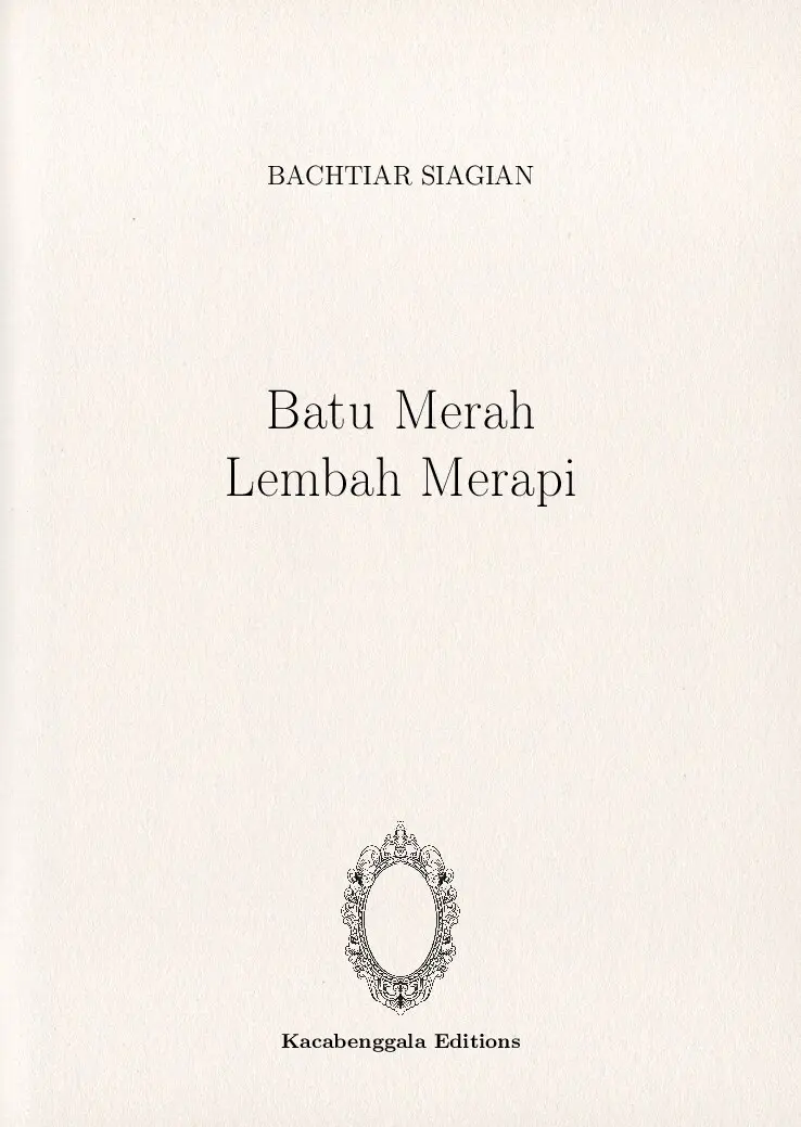 Batu Merah Lembah Merapi
