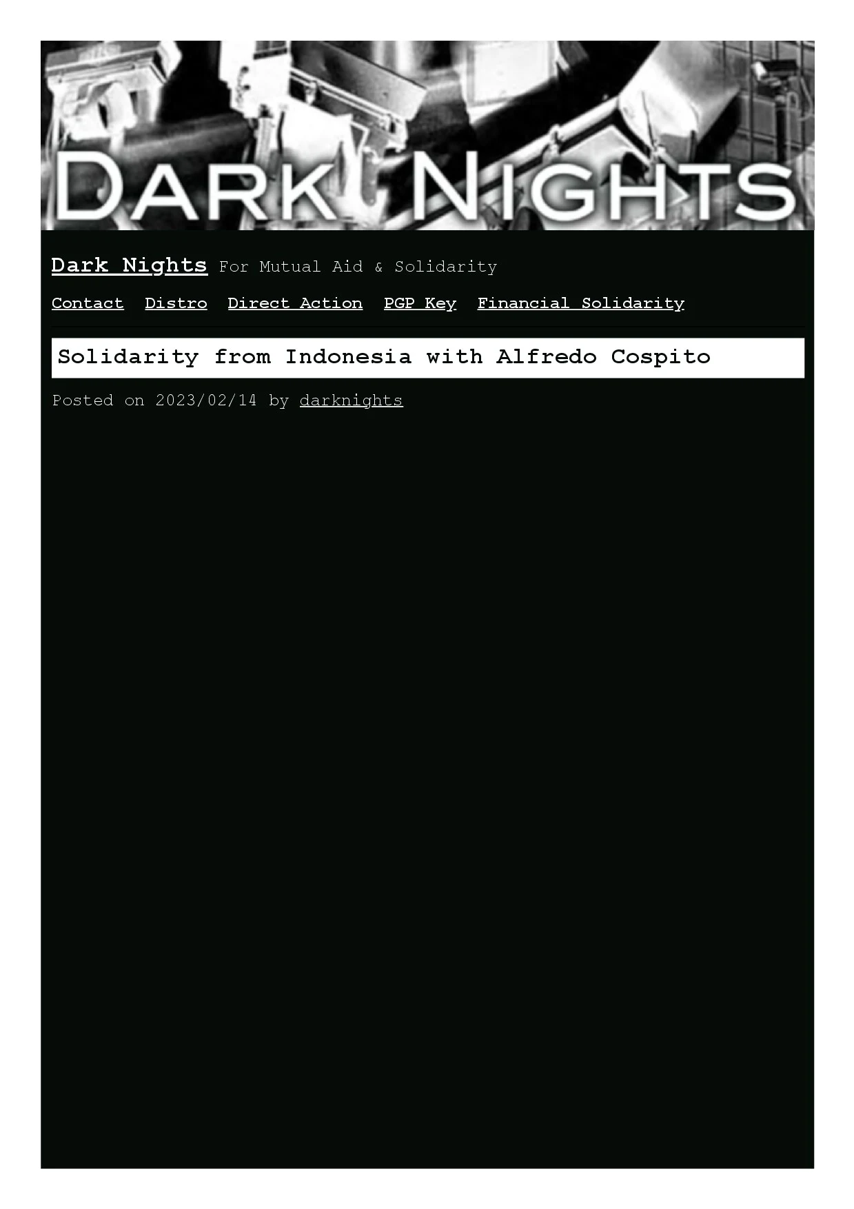 Dark Nights (2023)