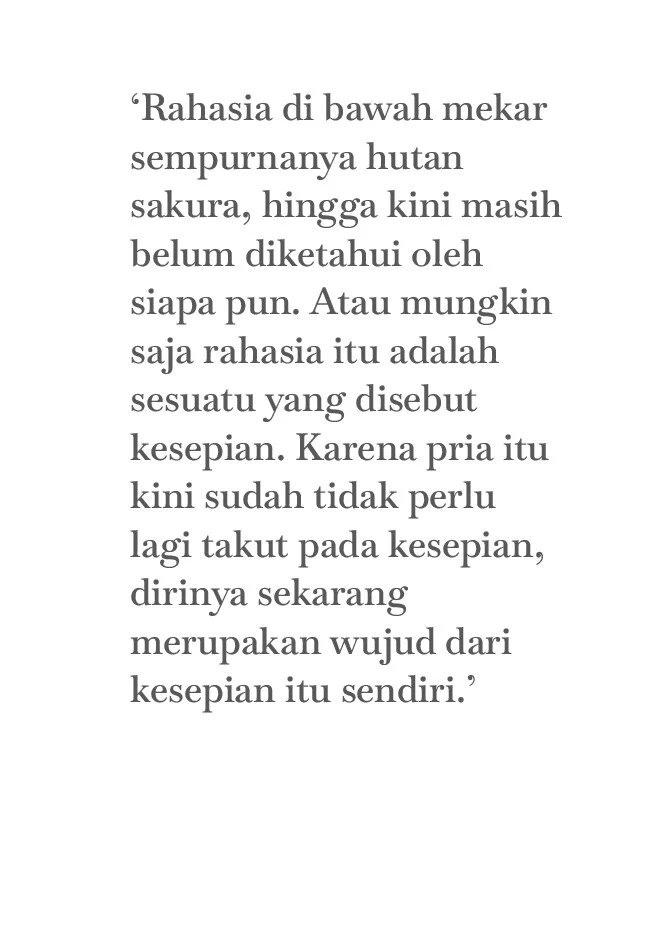 Di Bawah Hutan Sakura yang Mekar Sempurna; Murasaki Dainagon