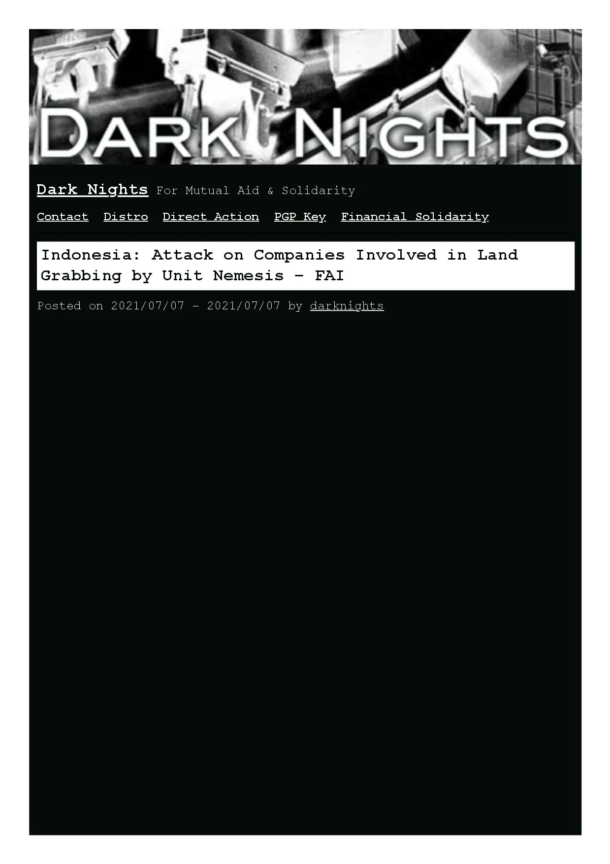 Dark Nights (2021)