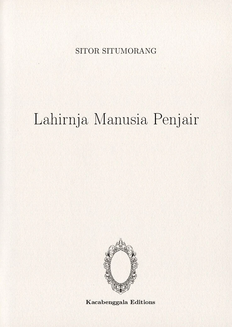 Lahirnja Manusia Penjair