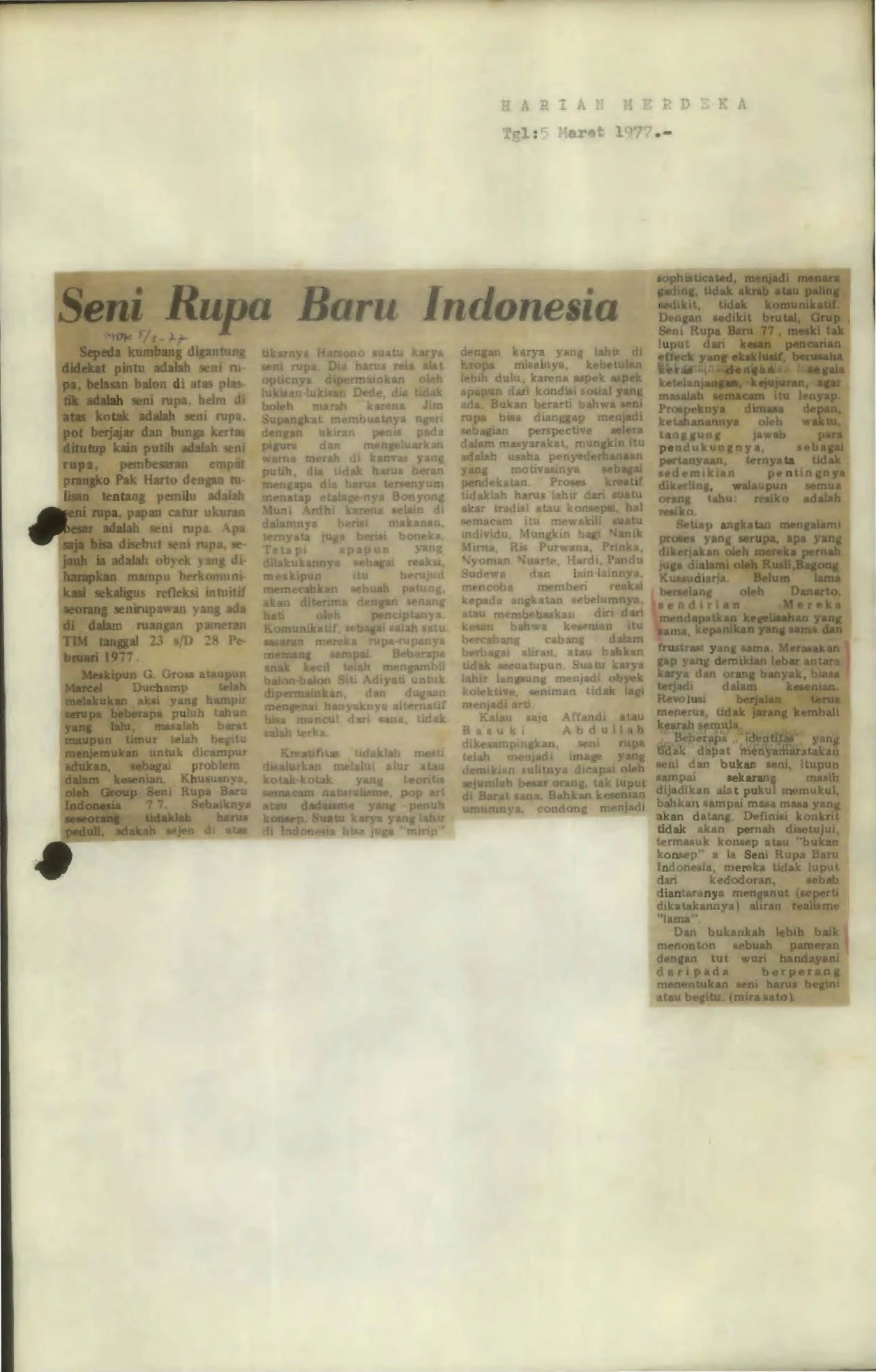 Indonesian New Art Movement