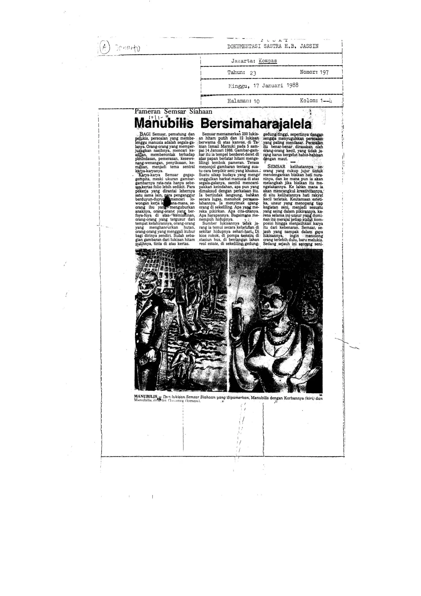 Manubilis Bersimaharajalela (The reign of 'manubilis')