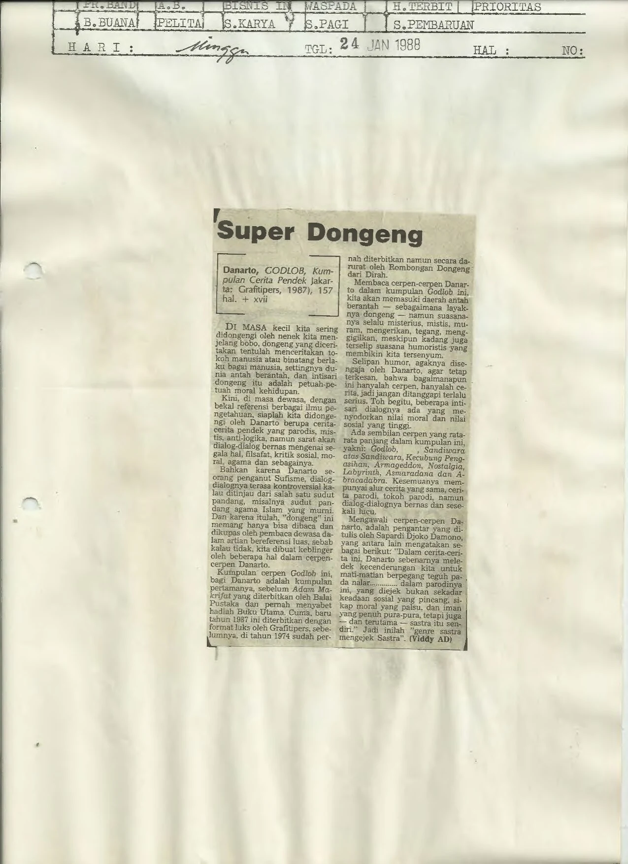 Super Dongeng (Super Fable)