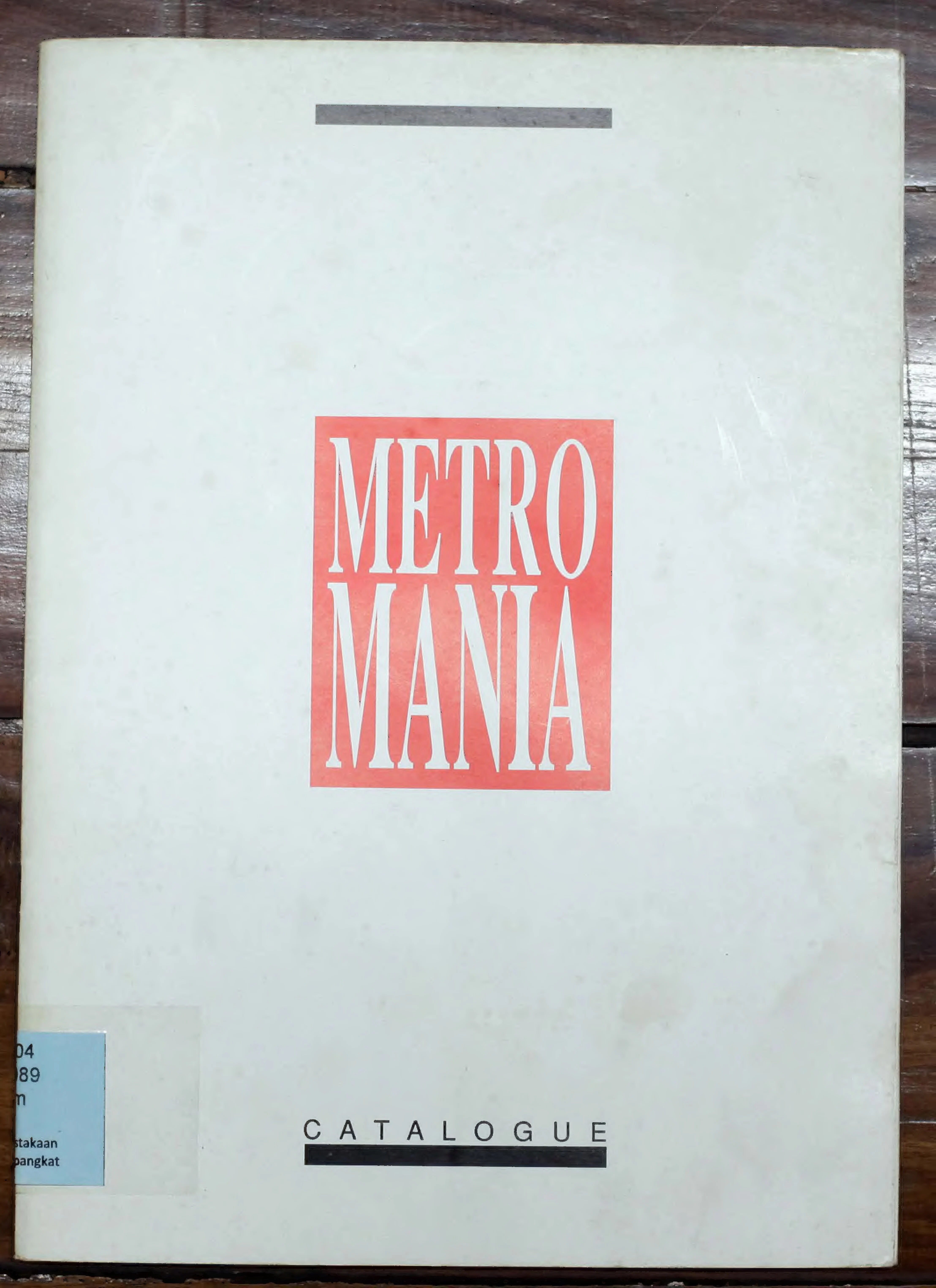 The 1989 ARX Metro Mania Catalogue