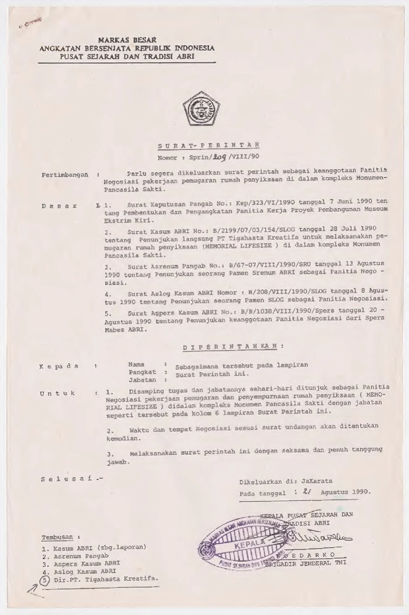Surat Perintah Kerja EKI 0