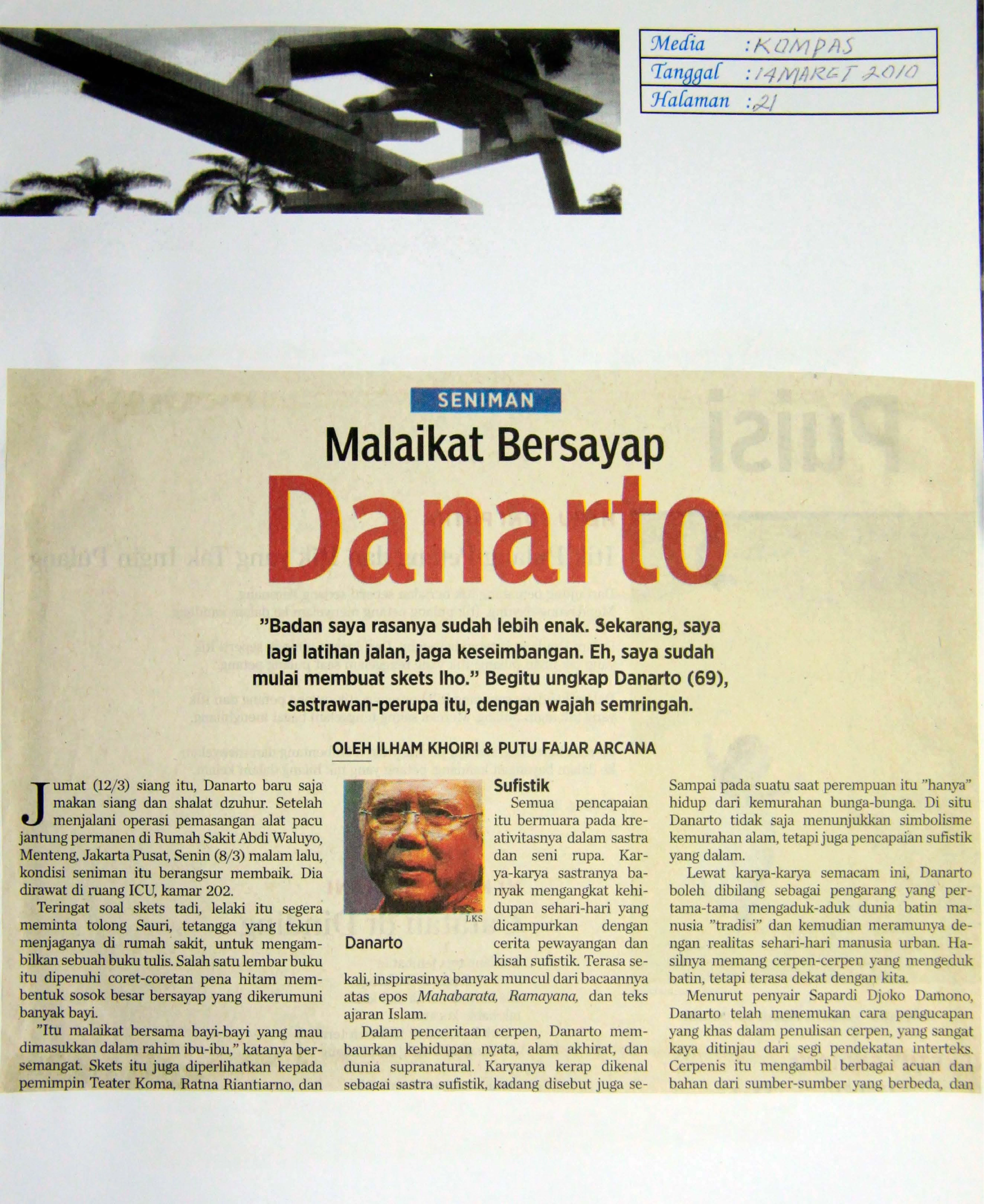 Malaikat Bersayap Danarto (Danarto's Angelic Wings)
