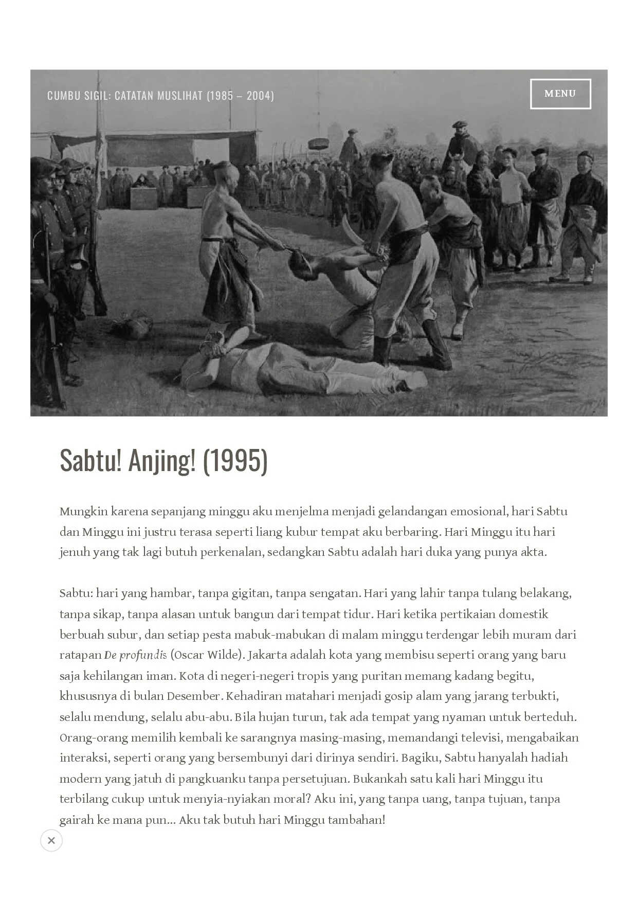 Sabtu! Anjing! (1995)
