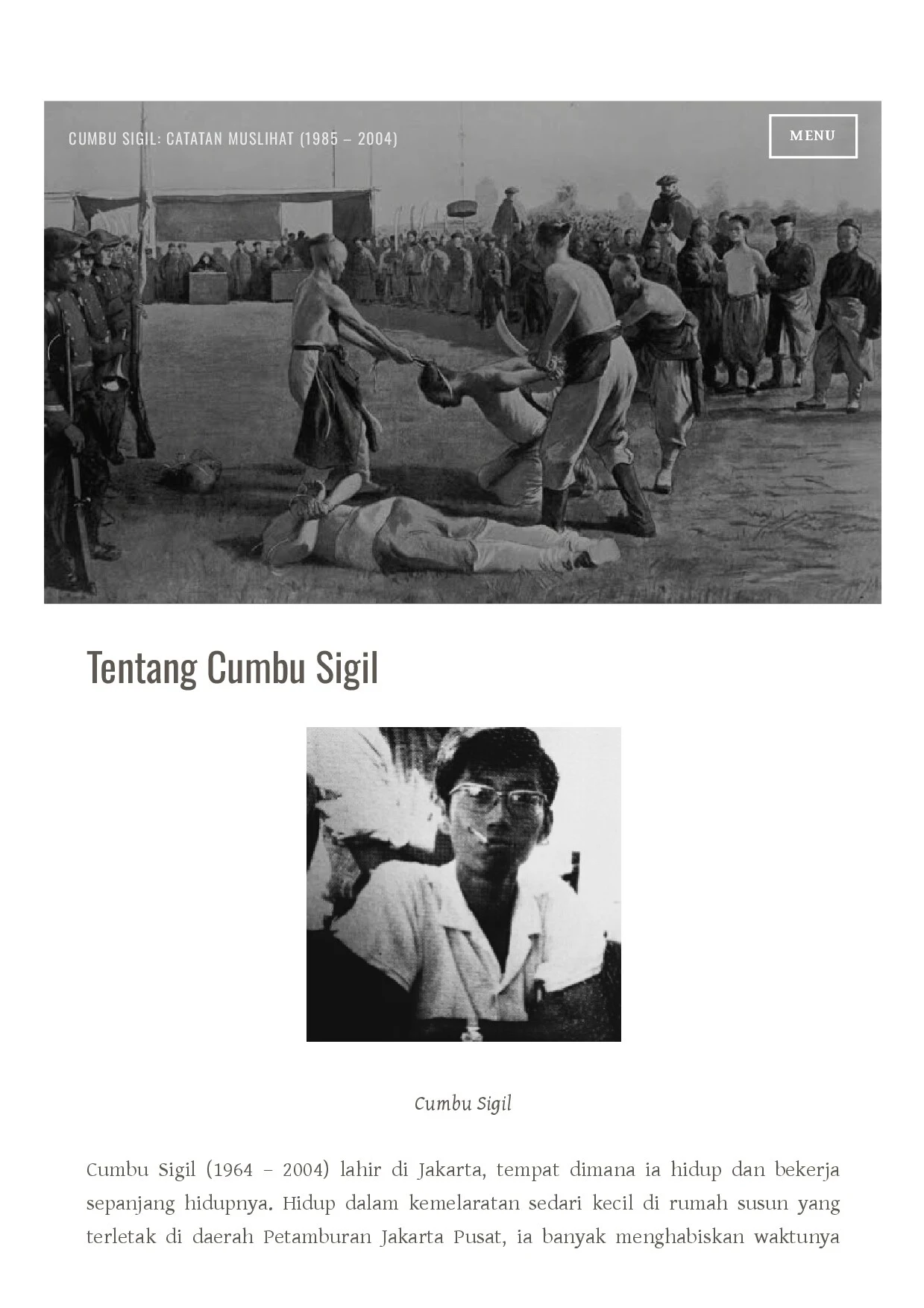 Tentang Cumbu Sigil