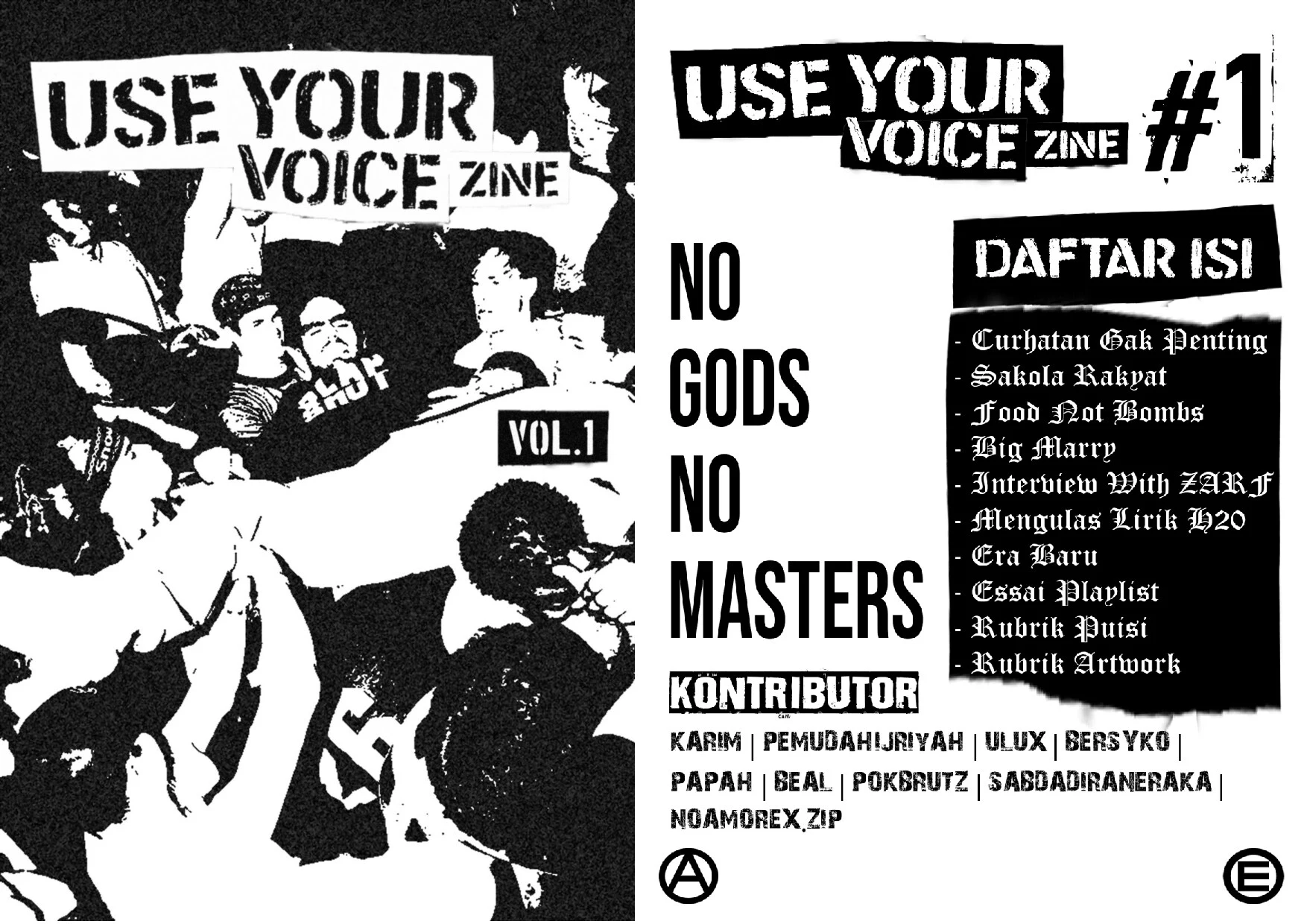 Use Your Voice Zine Vol.1