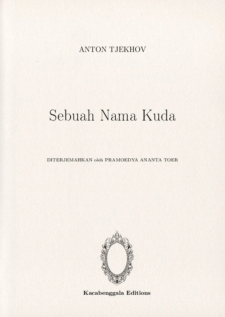 Sebuah Nama Kuda
