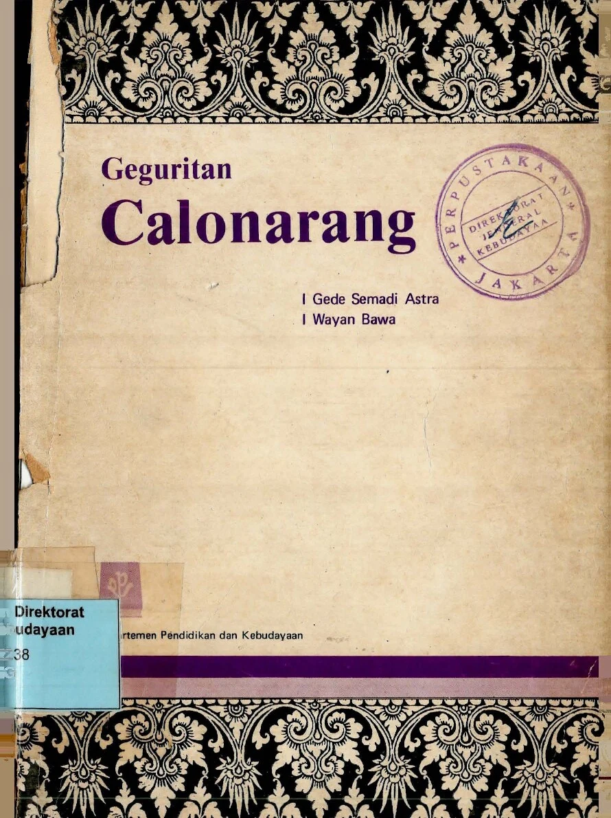 Geguritan Calonarang