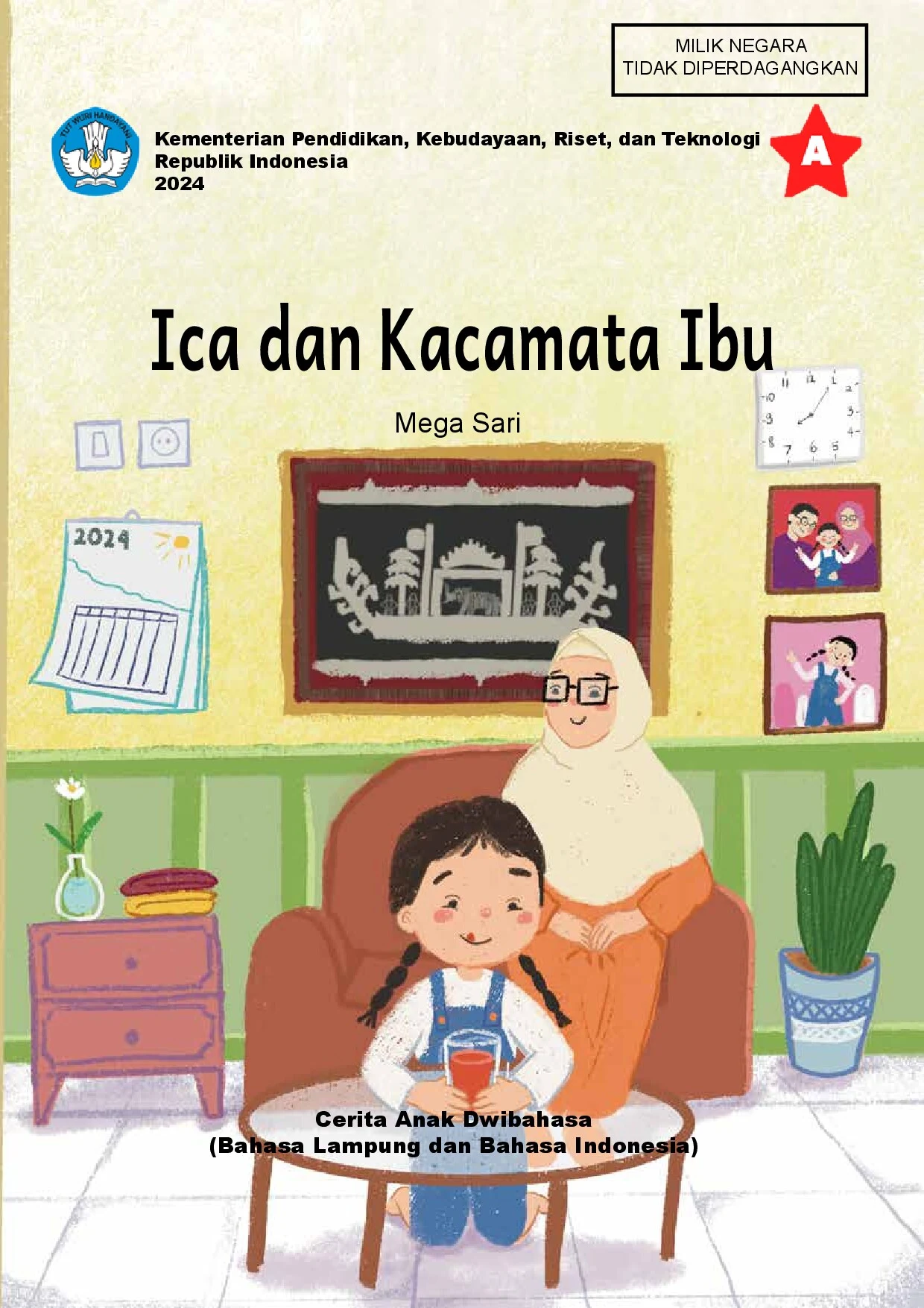 Ica dan kacamata Ibu
