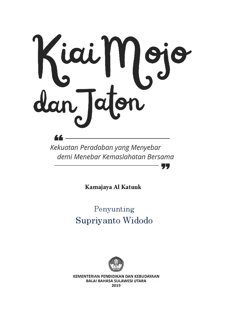 Kiai Mojo dan Jaton