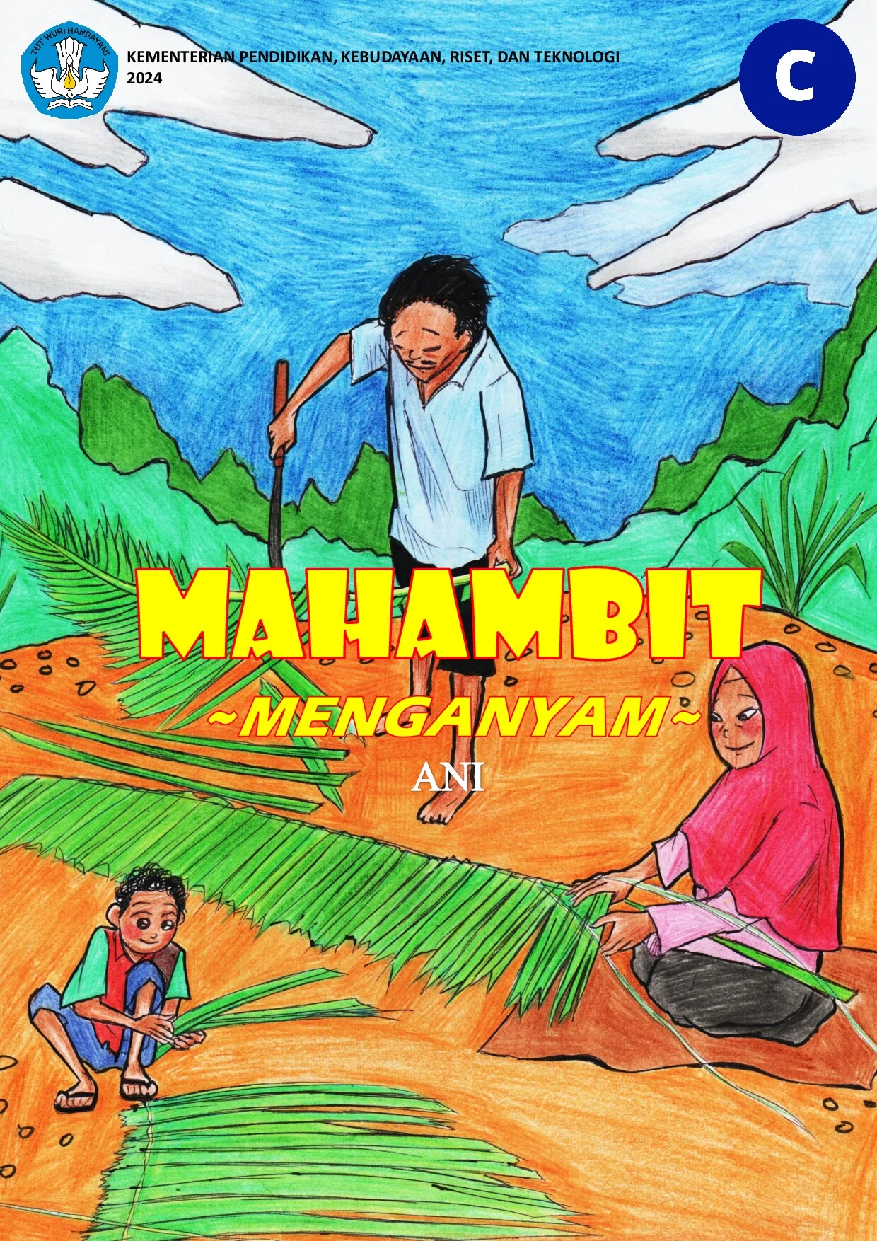 Mahambit = menganyam