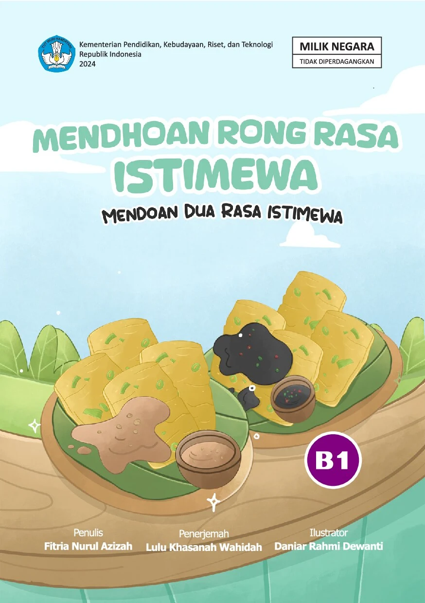 Mendhoan rong rasa istimewa = Mendoan dua rasa istemewa