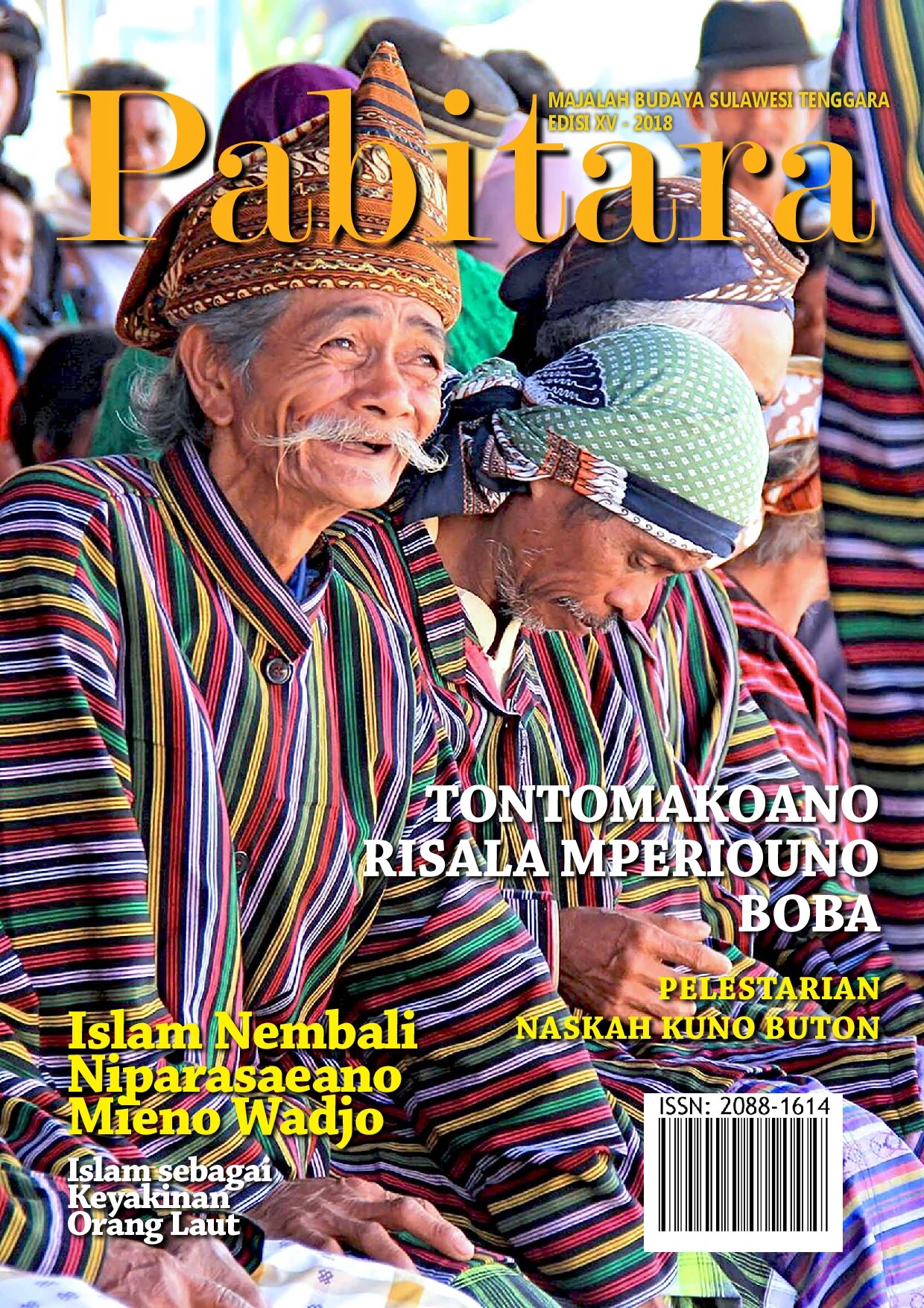 Pabitara, majalah sastra dan budaya Sulawesi Tenggara edisi XV - 2018