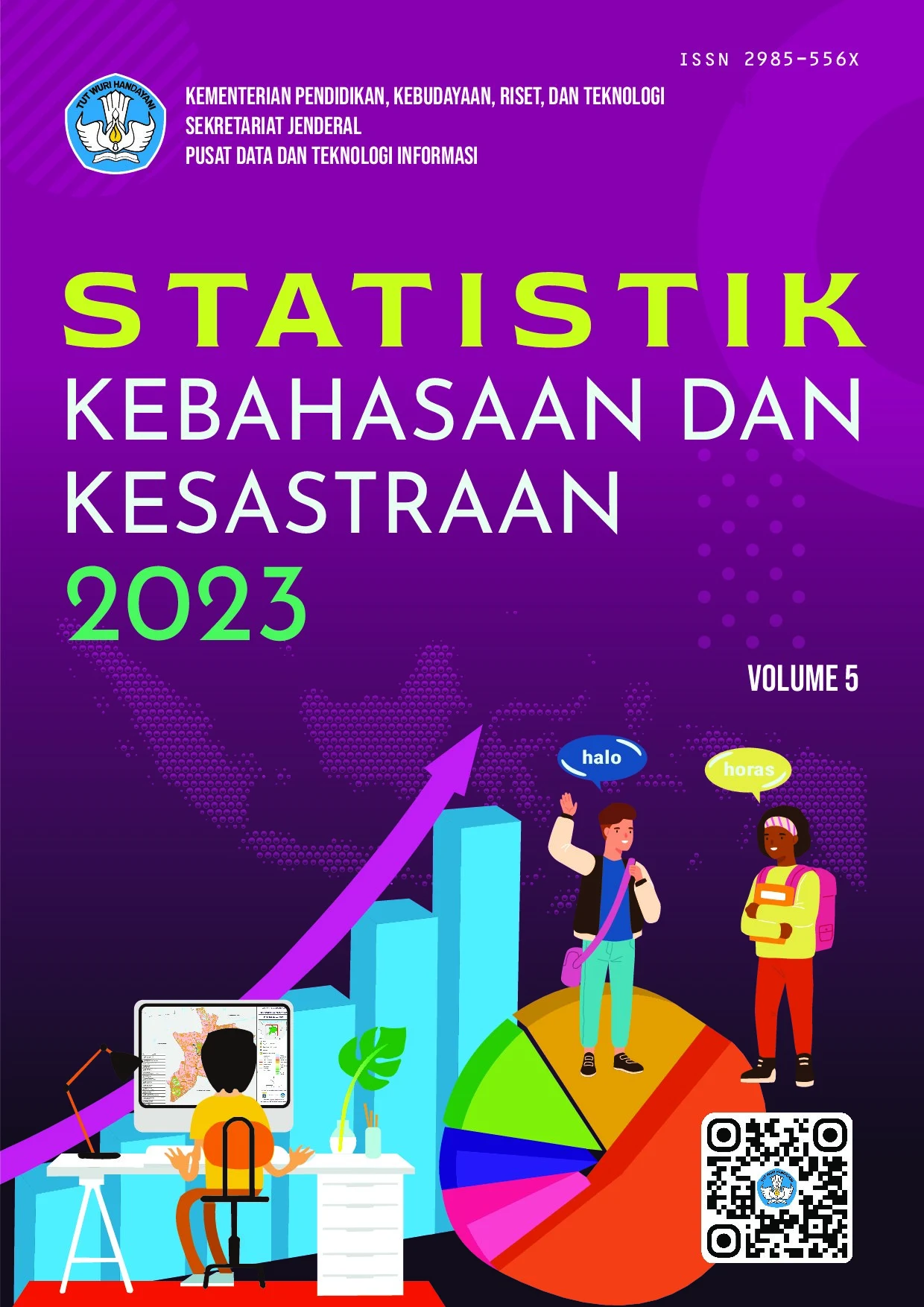 Statistik kebahasaan dan kesastraan 2023 volume 5