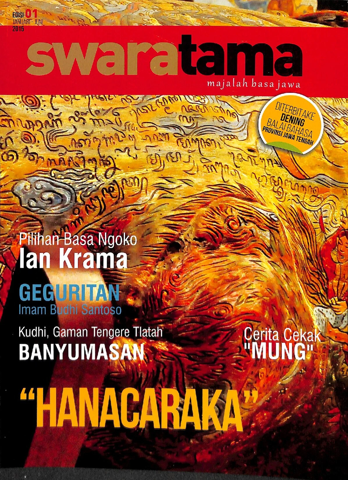 Swaratama: majalah basa Jawa, edisi 01, Januari-Juni 2015
