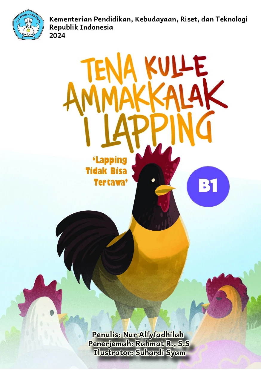 Tena kulle ammakkalak i lapping = Lapping tidak bisa tertawa
