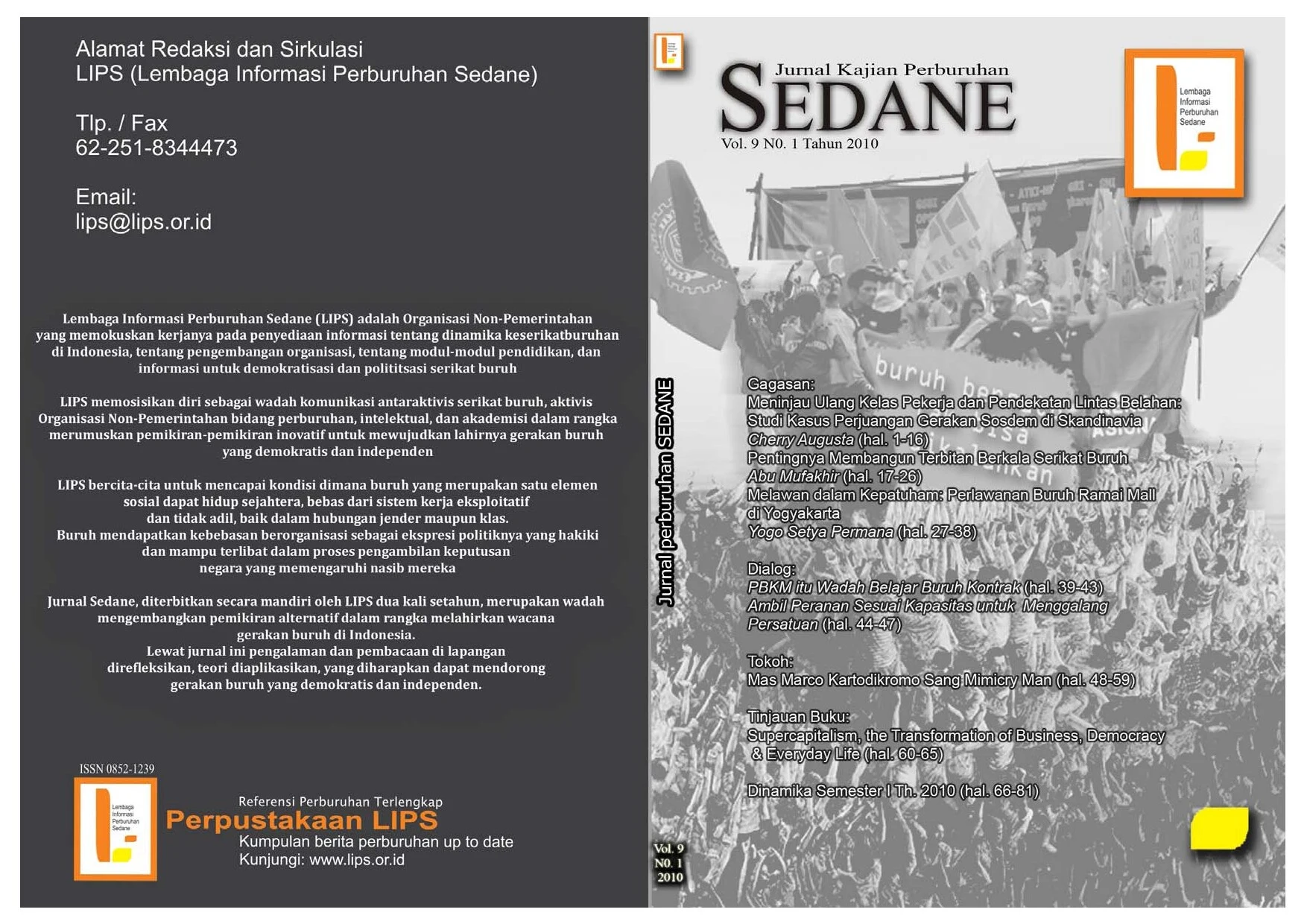 Jurnal Sedane I 2010