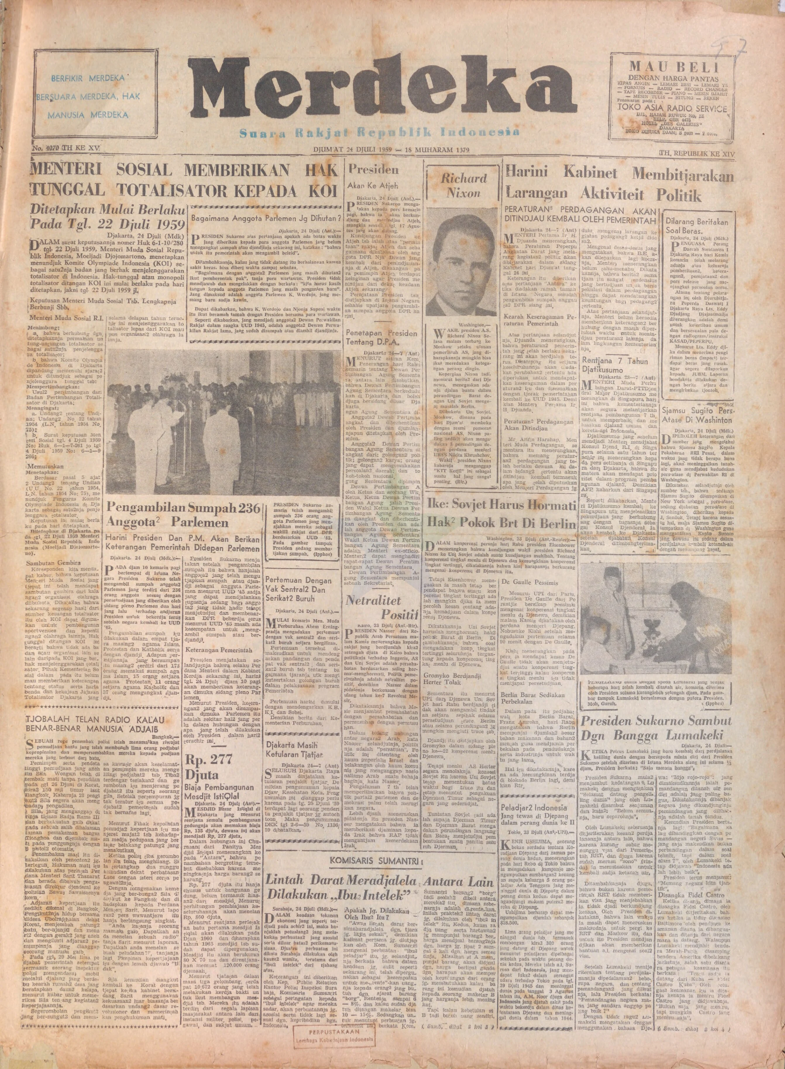 Koran Merdeka No 4070 Tahun 15 1959 07 24 001