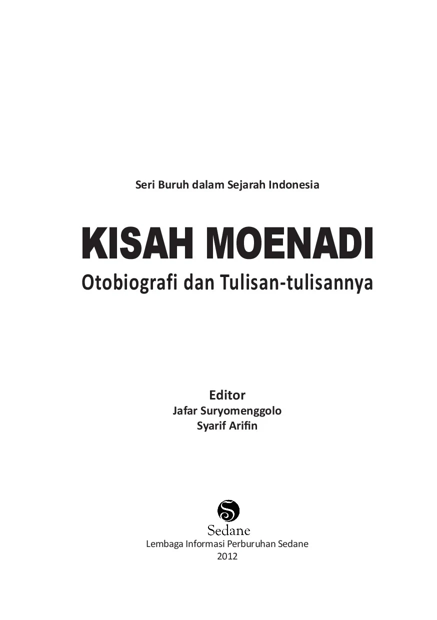 Biografi Pengurus Serikat Buruh Kereta Api