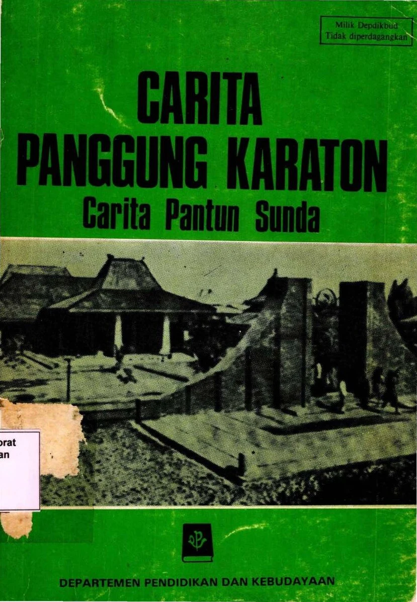 Carita panggung karaton: carita pantun Sunda