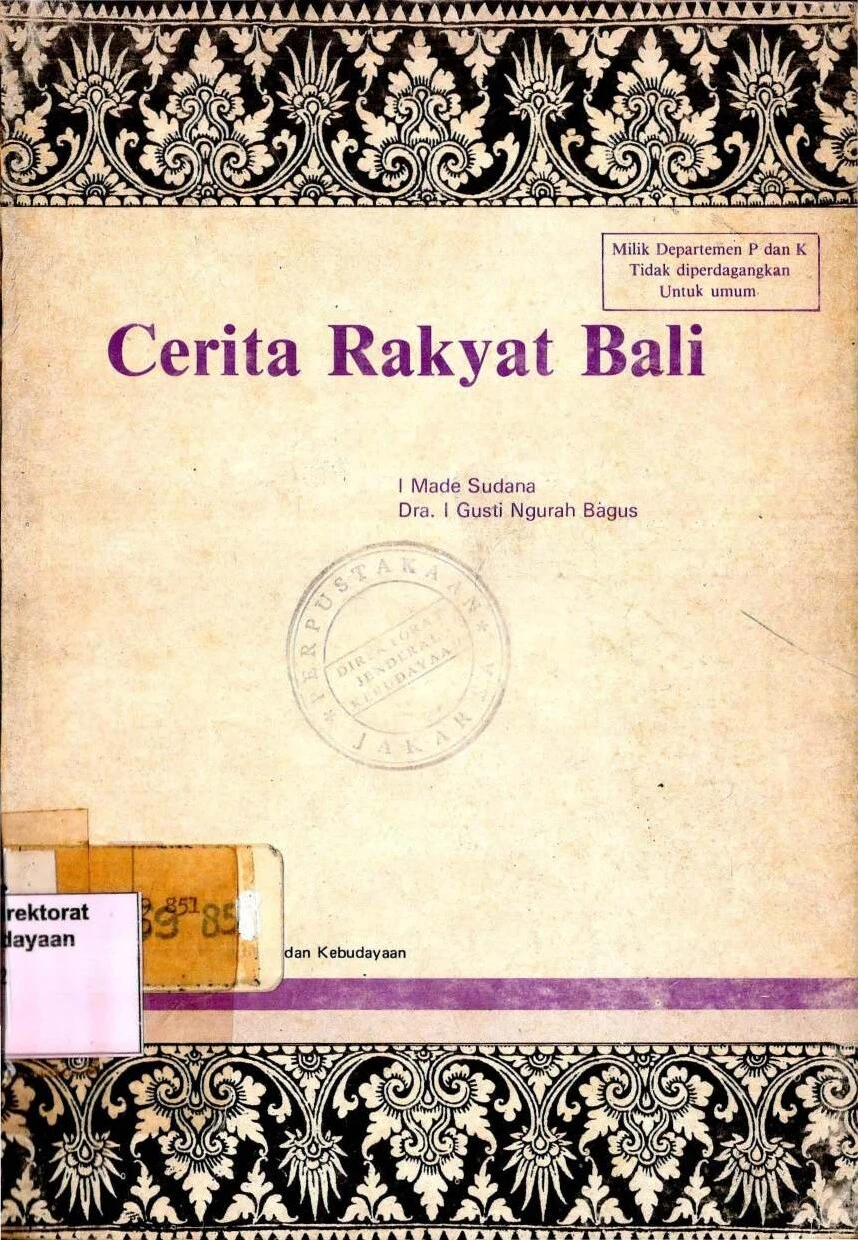 Cerita rakyat Bali
