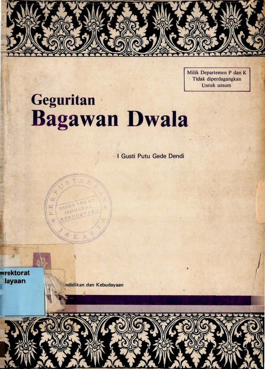 Geguritan Bagawan Dwala