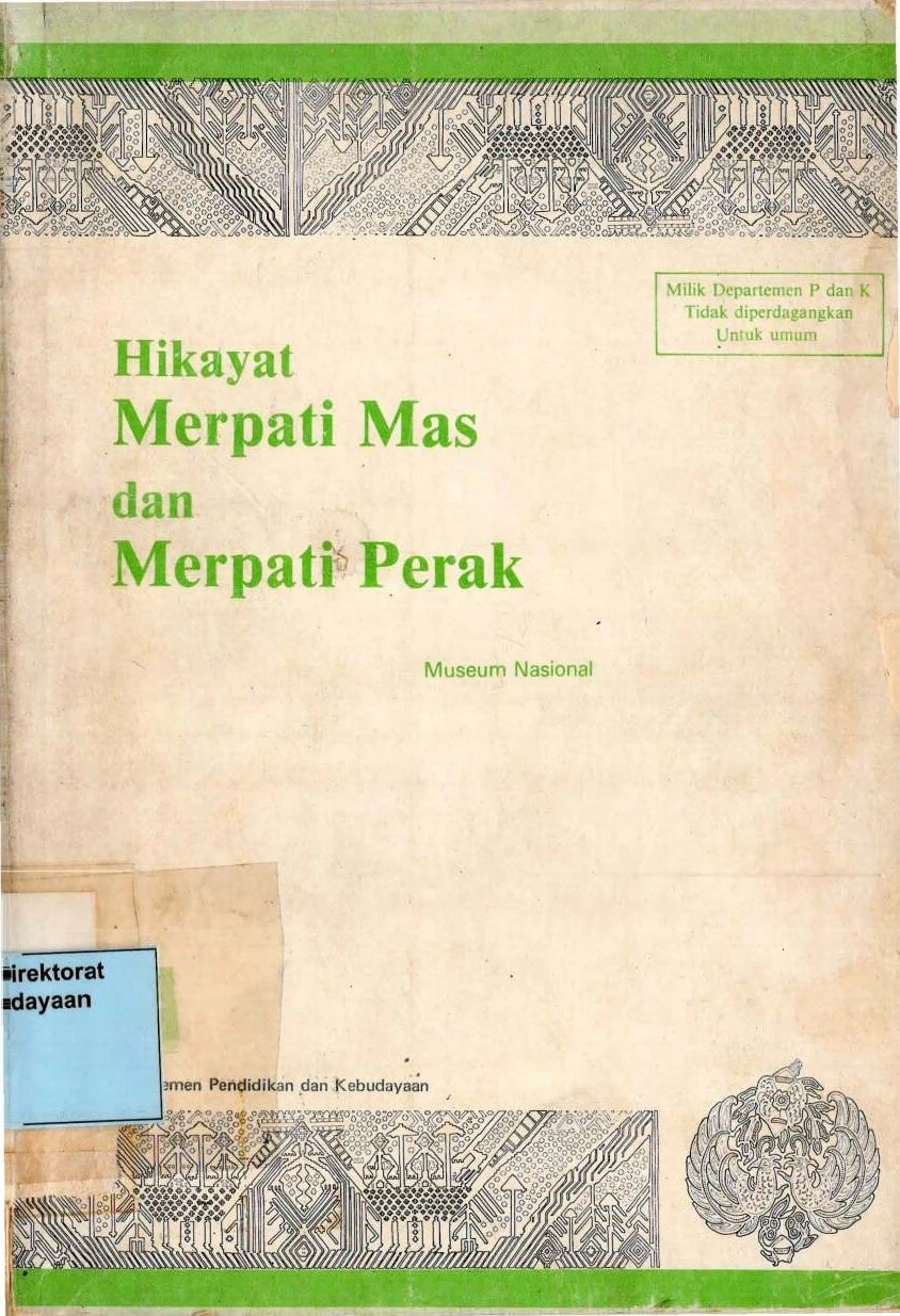 Hikayat merpati mas dan merpati perak
