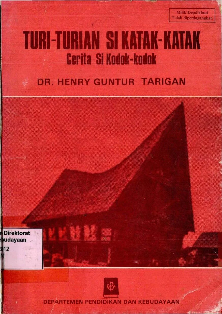 Turi-turian si katak-katak : cerita si kodok-kodok