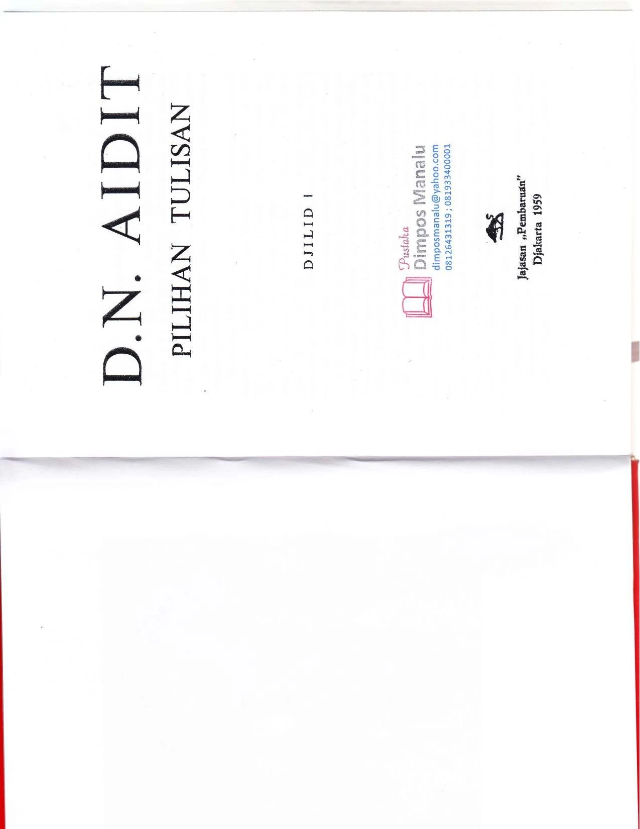 Pilihan Tulisan Djilid 1