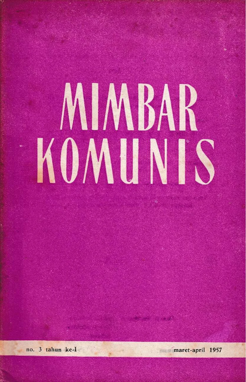 Mimbar Komunis (No. 3 Th. 1957)