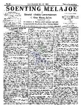 Soenting Melajoe — No. 26 (30/7/1920)