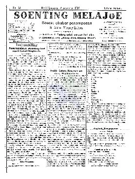 Soenting Melajoe — No. 32 (8/8/1913)