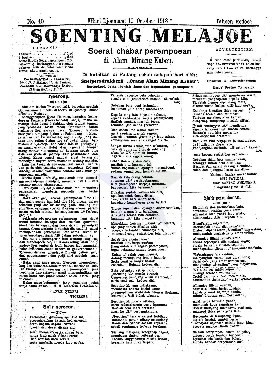 Soenting Melajoe — No. 40 (10/10/1913)