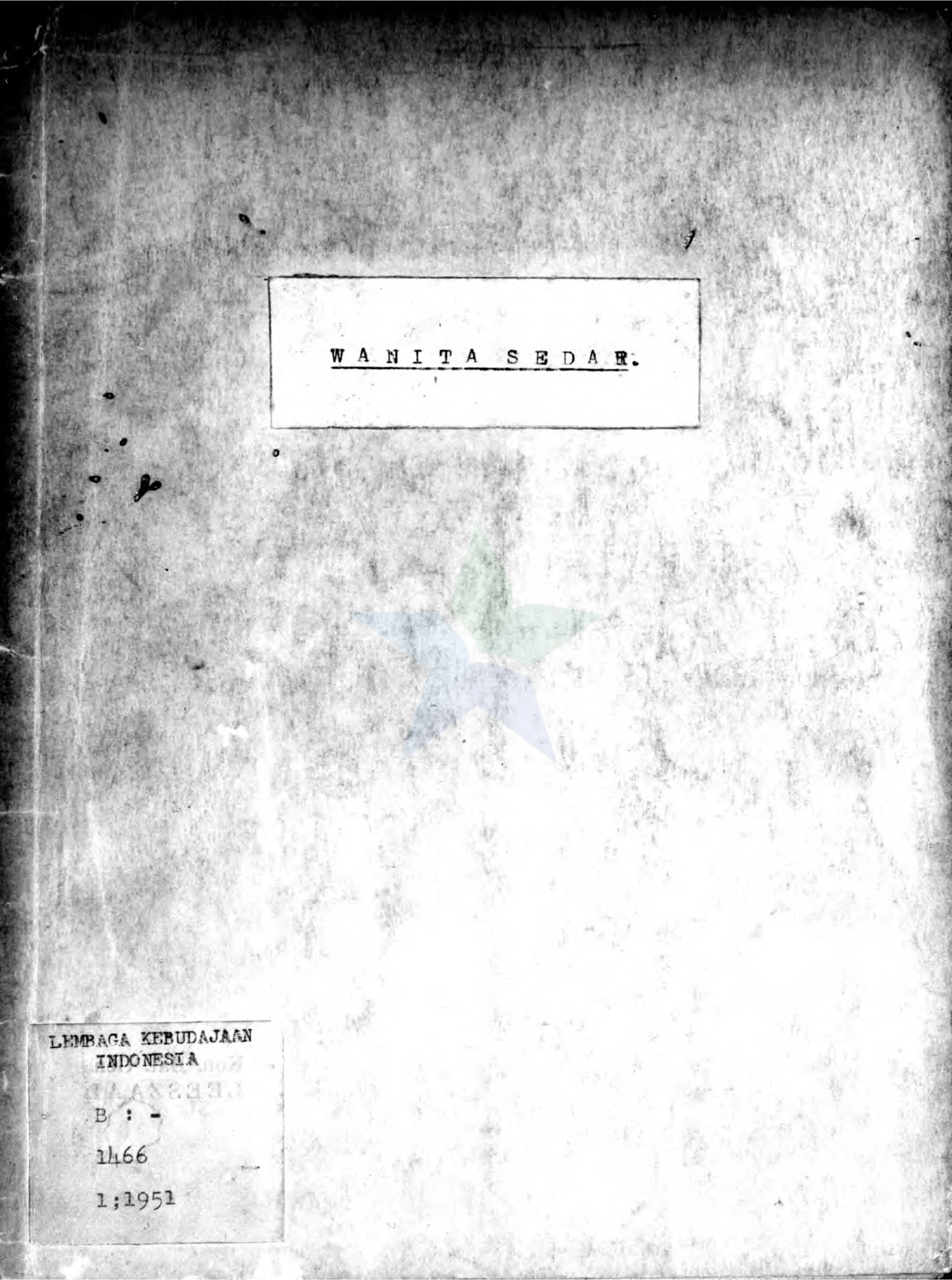 Wanita Sedar — No. 14 (1951)