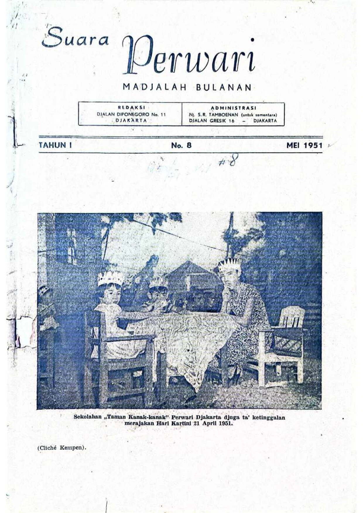 Suara Perwari — No. 8 (1951)