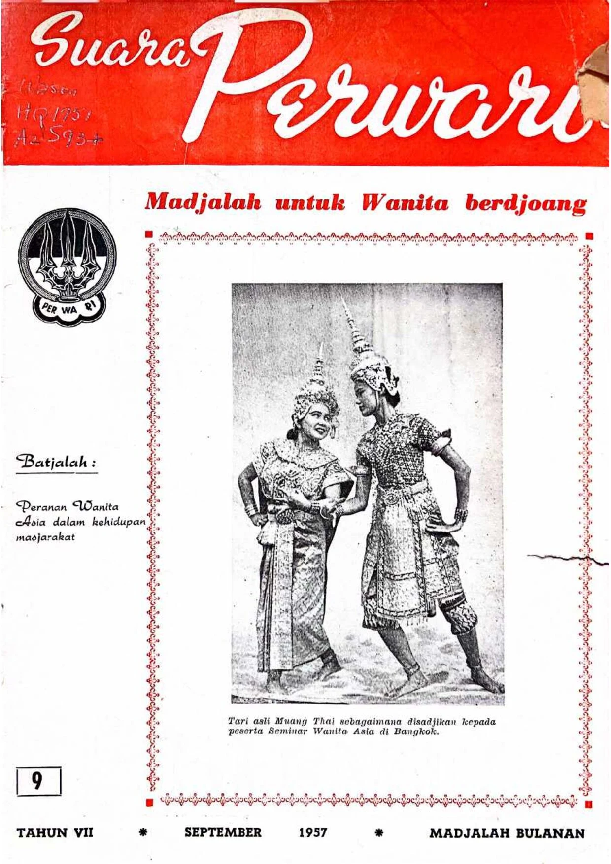 Suara Perwari — No. 9 (1957)