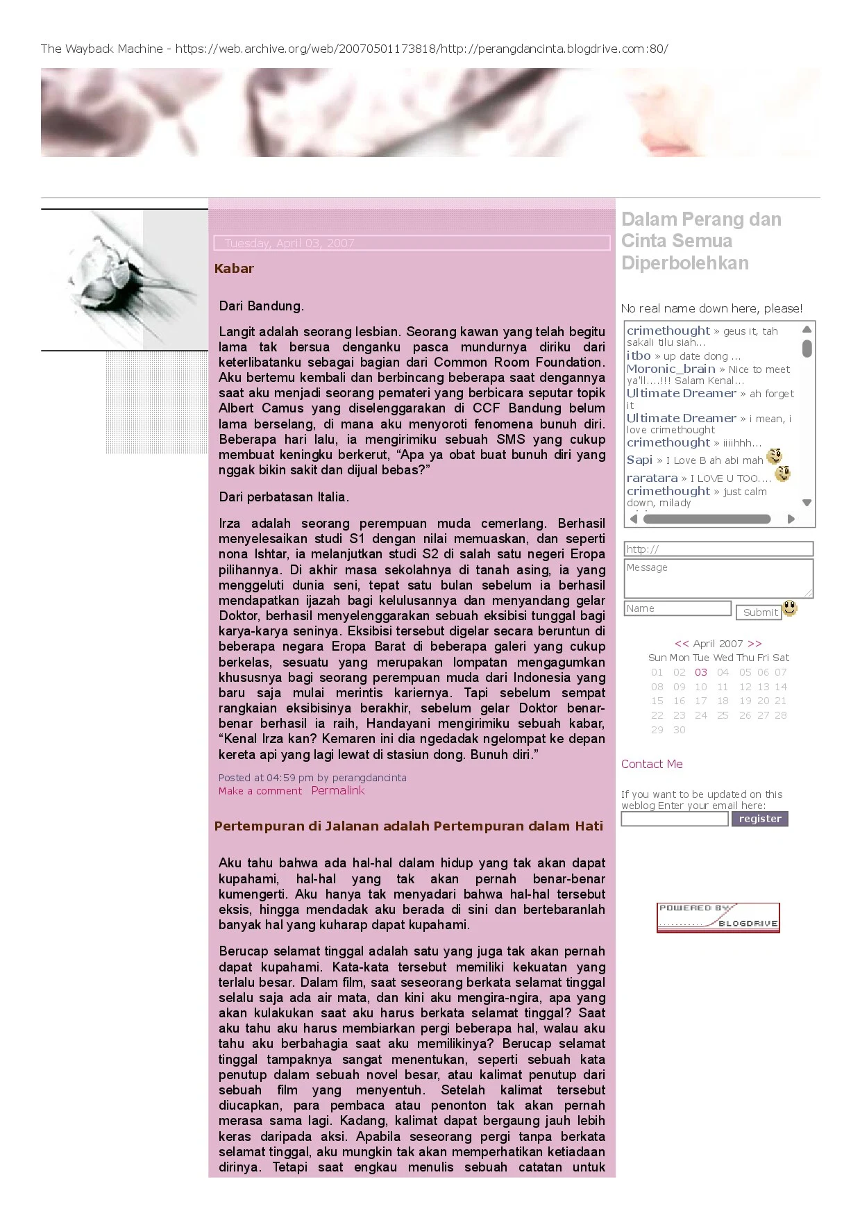 Perang dan Cinta (2007)
