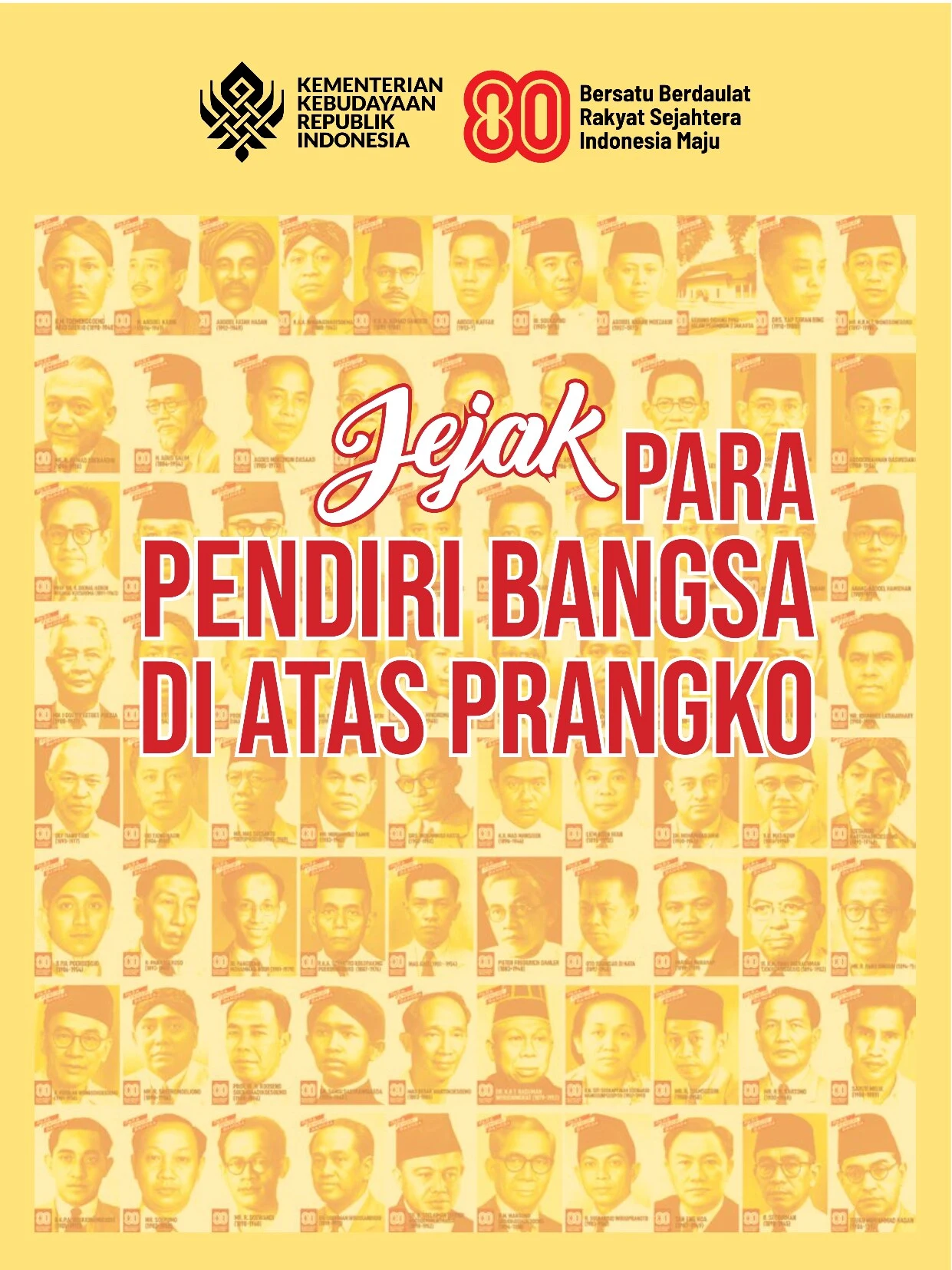 Jejak Para Pendiri Bangsa di Atas Prangko
